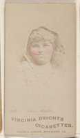 Free download Card 256, Ida Mulle, from the Actors and Actresses series (N45, Type 1) for Virginia Brights Cigarettes free photo or picture to be edited with GIMP online image editor