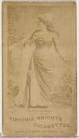 Free download Card 277, Sophie Gyre, from the Actors and Actresses series (N45, Type 1) for Virginia Brights Cigarettes free photo or picture to be edited with GIMP online image editor