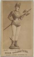 Free download Card 639, Clara Jackson, from the Actors and Actresses series (N45, Type 7) for Dixie Cigarettes free photo or picture to be edited with GIMP online image editor