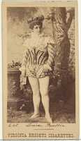 Free download Card 645, Louise Paullin, from the Actors and Actresses series (N45, Type 1) for Virginia Brights Cigarettes free photo or picture to be edited with GIMP online image editor