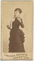 Free download Card 660, Miss Joice, from the Actors and Actresses series (N45, Type 1) for Virginia Brights Cigarettes free photo or picture to be edited with GIMP online image editor
