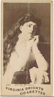 Free download Card 661, Louise Paullin, from the Actors and Actresses series (N45, Type 1) for Virginia Brights Cigarettes free photo or picture to be edited with GIMP online image editor