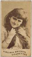 Free download Card 693, Lulu Lateen, from the Actors and Actresses series (N45, Type 1) for Virginia Brights Cigarettes free photo or picture to be edited with GIMP online image editor