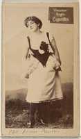 Free download Card 745, Louise Paullin, from the Actors and Actresses series (N45, Type 2) for Virginia Brights Cigarettes free photo or picture to be edited with GIMP online image editor