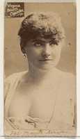 Free download Card 745, Maggie Arlington, from the Actors and Actresses series (N45, Type 2) for Virginia Brights Cigarettes free photo or picture to be edited with GIMP online image editor