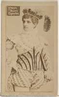 Free download Card 772, Louise Paullin, from the Actors and Actresses series (N45, Type 2) for Virginia Brights Cigarettes free photo or picture to be edited with GIMP online image editor