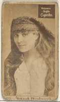 Free download Card 815, Maud Wentworth, from the Actors and Actresses series (N45, Type 2) for Virginia Brights Cigarettes free photo or picture to be edited with GIMP online image editor