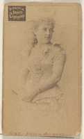Free download Card 832, Helen Jermine, from the Actors and Actresses series (N45, Type 2) for Virginia Brights Cigarettes free photo or picture to be edited with GIMP online image editor