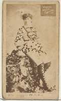 Free download Card 851, Lizzie Webster, from the Actors and Actresses series (N45, Type 2) for Virginia Brights Cigarettes free photo or picture to be edited with GIMP online image editor