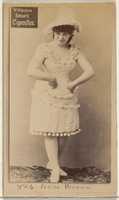 Free download Card 884, Irene Verona, from the Actors and Actresses series (N45, Type 2) for Virginia Brights Cigarettes free photo or picture to be edited with GIMP online image editor