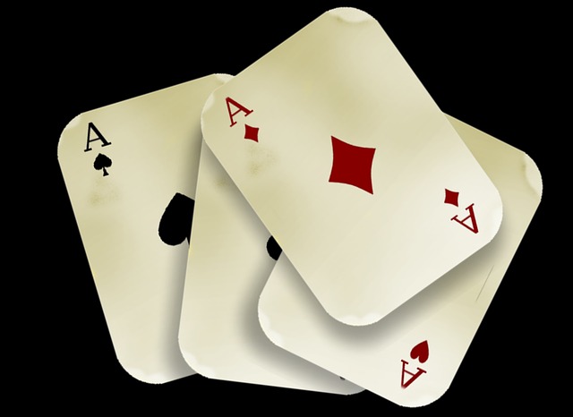Free download cards game aces four diamonds free picture to be edited with GIMP free online image editor