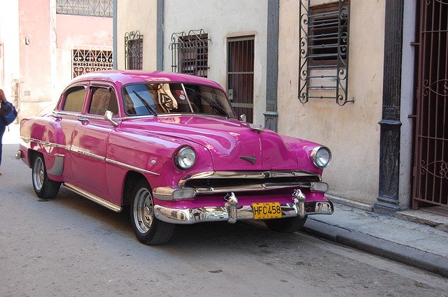 Bezpłatne pobieranie Car Havana Cu - darmowe zdjęcie lub obraz do edycji za pomocą internetowego edytora obrazów GIMP