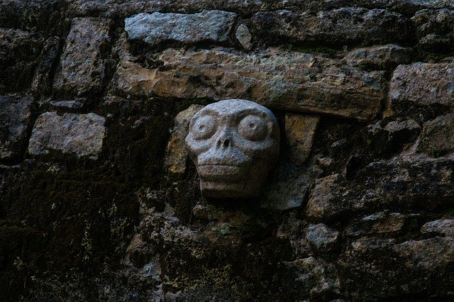 Free download Caribbean Coba Skull -  free photo or picture to be edited with GIMP online image editor