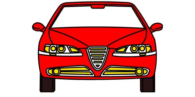 Free download Car Line Draw Alfa Romeo -  free illustration to be edited with GIMP free online image editor