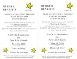 Free download Carls Jr Fundraiser free photo or picture to be edited with GIMP online image editor