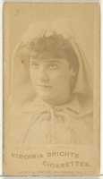 Free download Carrie Turner, from the Actors and Actresses series (N45, Type 1) for Virginia Brights Cigarettes free photo or picture to be edited with GIMP online image editor