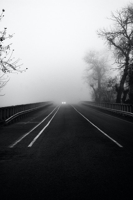 Free download car road fog travel exploration free picture to be edited with GIMP free online image editor