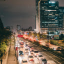 Cars on Road during Night Time  screen for extension Chrome web store in OffiDocs Chromium