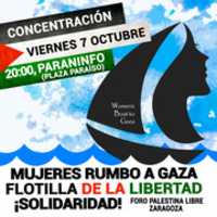 Free download CARTEL SOLIDARIDAD MUJERES RUMBO A GAZA free photo or picture to be edited with GIMP online image editor