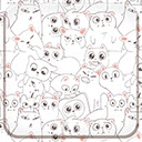 Cartoon Cats  screen for extension Chrome web store in OffiDocs Chromium