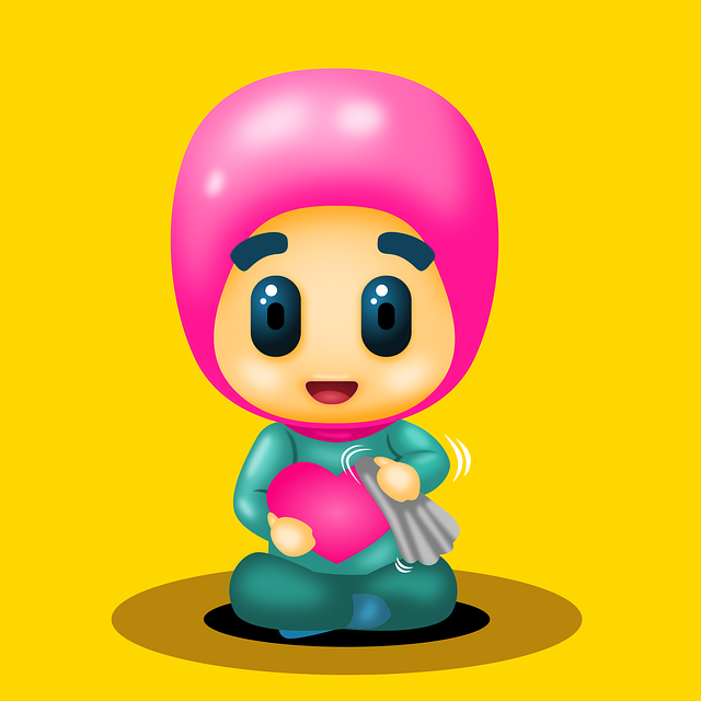 Free download Cartoon Character Hijab - Free vector graphic on Pixabay free illustration to be edited with GIMP free online image editor
