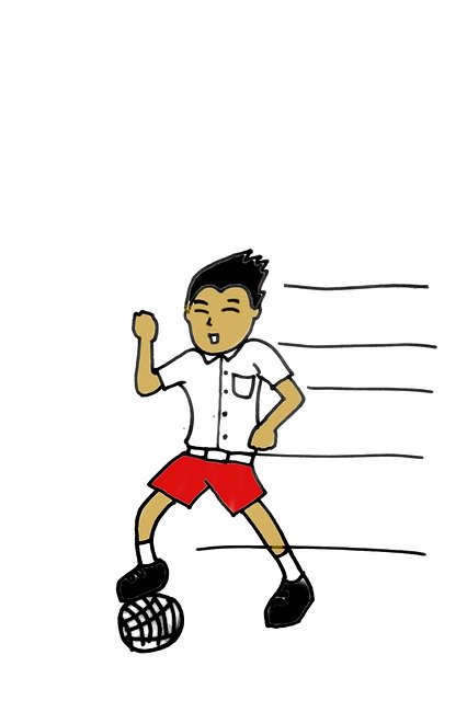 Free download Cartoon Drawing Student Indonesian -  free illustration to be edited with GIMP free online image editor