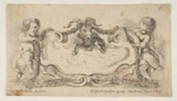 Free download Cartouche Framed by Children and a Goat free photo or picture to be edited with GIMP online image editor