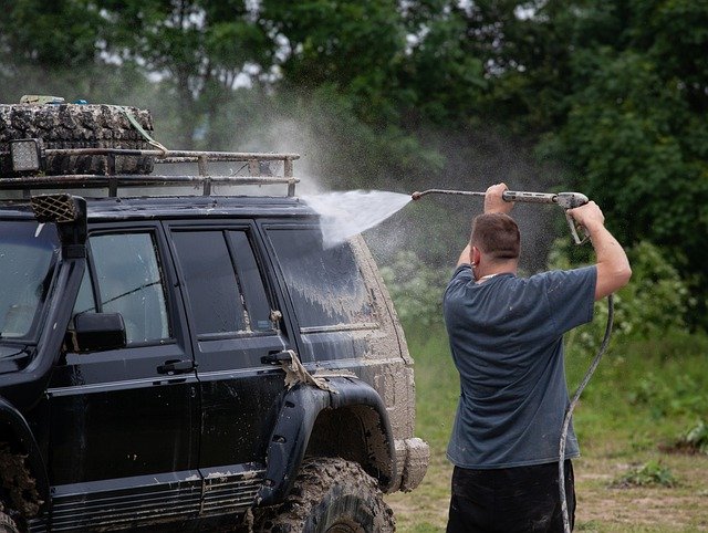 Unduh gratis Carwash Clean Jet Wash Off - foto atau gambar gratis untuk diedit dengan editor gambar online GIMP