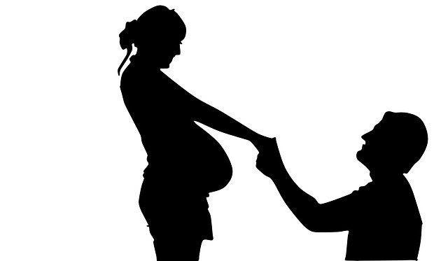 Free download Casal Pregnancy Proposal Of -  free illustration to be edited with GIMP free online image editor