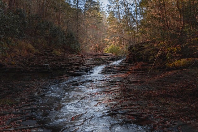 Free download cascade nature river landscape sky free picture to be edited with GIMP free online image editor