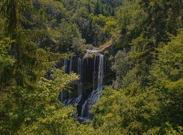 دانلود رایگان Cascade Nature Tree Water - عکس یا تصویر رایگان برای ویرایش با ویرایشگر تصویر آنلاین GIMP