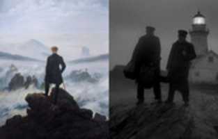 Free download Caspar David Friedrich Vs The Lighthouse free photo or picture to be edited with GIMP online image editor