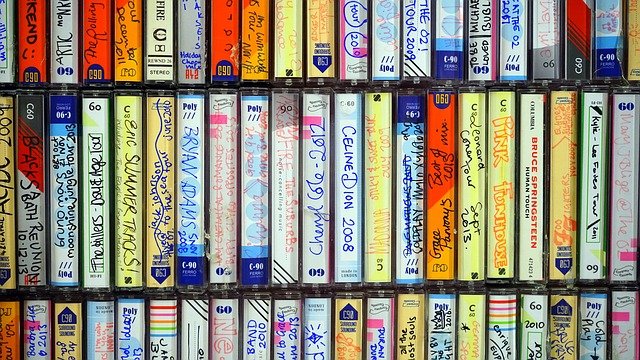Free download cassette tape music vintage 1980s free picture to be edited with GIMP free online image editor