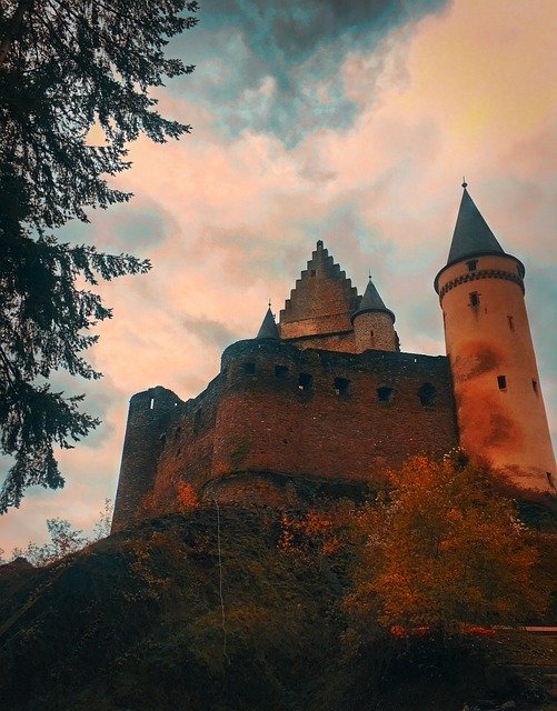 Free download Castle Castles Vianden -  free free photo or picture to be edited with GIMP online image editor