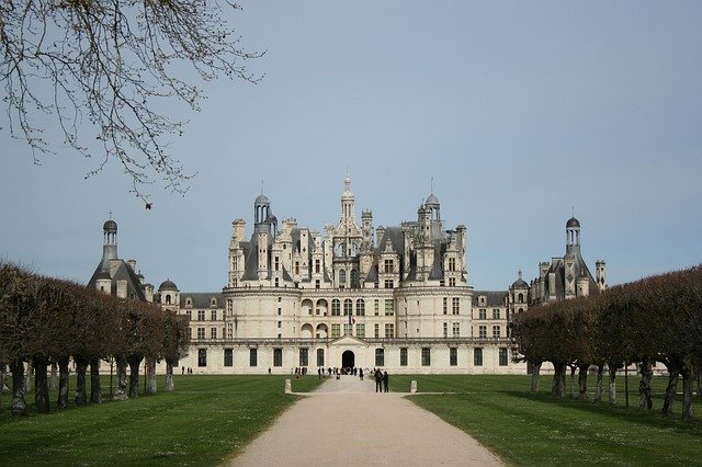 Free download Castle Chambord Renaissance -  free photo or picture to be edited with GIMP online image editor