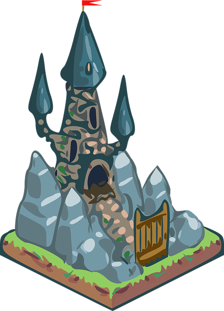 ດາວໂຫລດຟຣີ Castle Fantasy Isometry The Middle - ຮູບພາບ vector ຟຣີໃນ Pixabay ຮູບແຕ້ມຟຣີທີ່ຈະແກ້ໄຂດ້ວຍ GIMP ບັນນາທິການຮູບພາບອອນໄລນ໌ຟຣີ