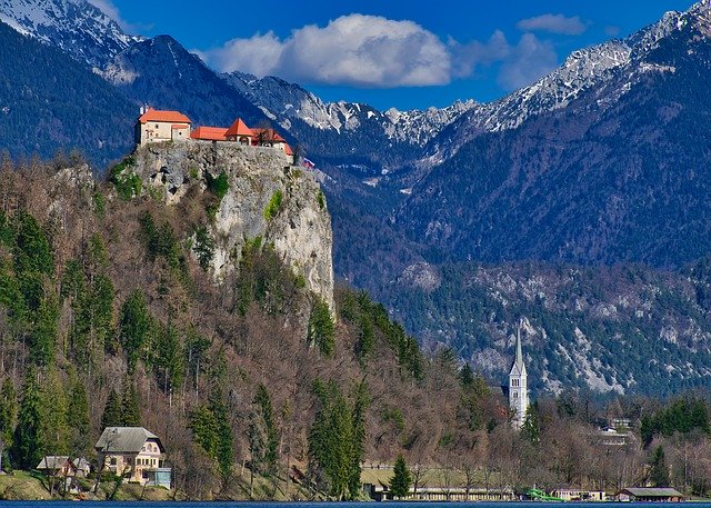 Free download Castle Height Burg Building -  free photo or picture to be edited with GIMP online image editor