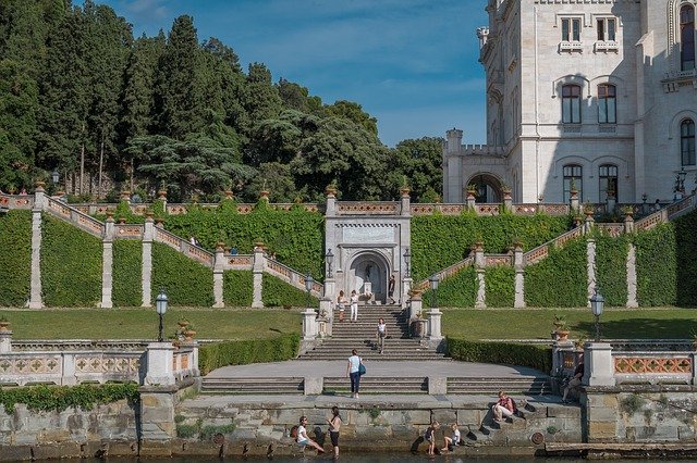 Free download Castle Italy Trieste -  free photo or picture to be edited with GIMP online image editor