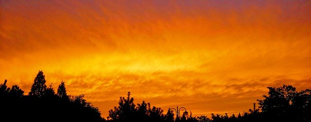 Muat turun percuma Castle Lake Park Glow Sunset - foto atau gambar percuma percuma untuk diedit dengan editor imej dalam talian GIMP