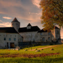 Castle on the grass field  screen for extension Chrome web store in OffiDocs Chromium