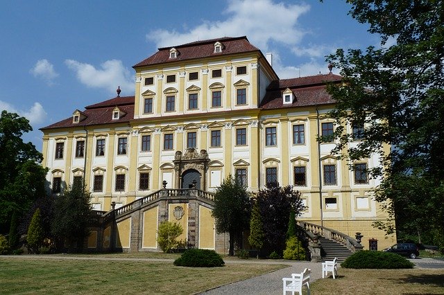 Descărcare gratuită Castle Red Sky - fotografie sau imagini gratuite pentru a fi editate cu editorul de imagini online GIMP