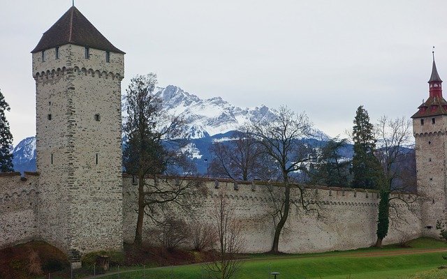 Free download Castle Snow Mountain -  free photo or picture to be edited with GIMP online image editor