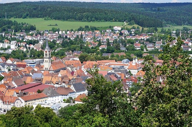 Free download Castle Tuttlingen Honing Mountain -  free photo or picture to be edited with GIMP online image editor