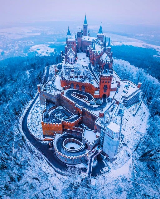 Free download castle winter seasonal magical free picture to be edited with GIMP free online image editor