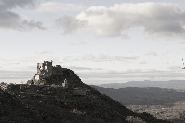 Free download Castle Winter Spain free photo template to be edited with GIMP online image editor