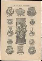 Free download Catalogue of the F.M. Co., Art Pottery, Barbotine Vases, Baskets, Jardineres, &c. free photo or picture to be edited with GIMP online image editor