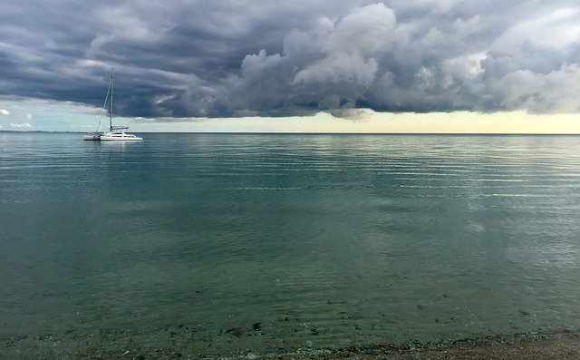 Téléchargement gratuit de Catamaran Yacht Bay Port Phillip - photo ou image gratuite à éditer avec l'éditeur d'images en ligne GIMP
