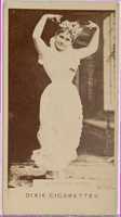 Free download Catharine Lewis, from the Actors and Actresses series (N45, Type 7) for Dixie Cigarettes free photo or picture to be edited with GIMP online image editor