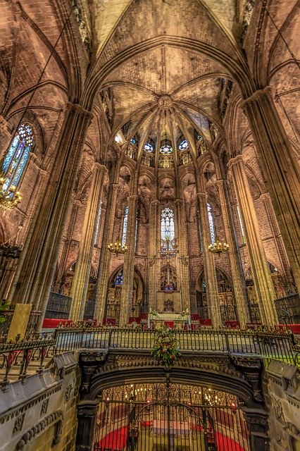 دانلود رایگان کلیسای جامع بارسلونا - عکس یا تصویر رایگان برای ویرایش با ویرایشگر تصویر آنلاین GIMP