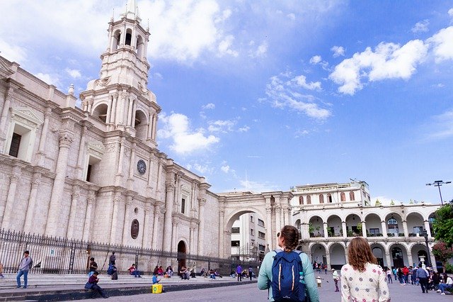 Free download Cathedral Of Arequipa -  free photo or picture to be edited with GIMP online image editor